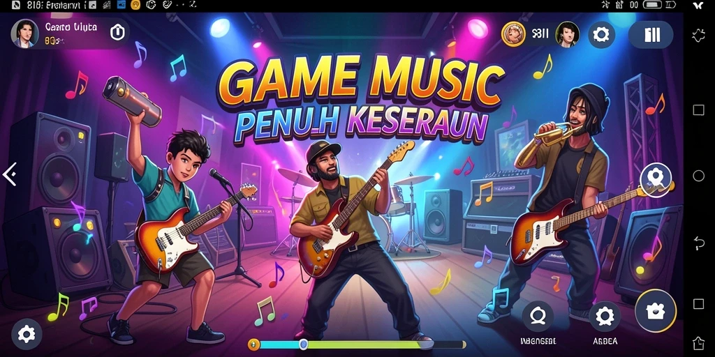 Screenshot 8II menampilkan gameplay seru dan penuh ritme.