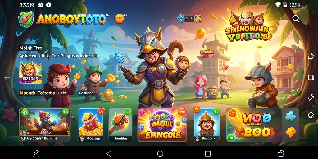Tampilan utama ANOBOYTOTO yang intuitif dan mudah digunakan.