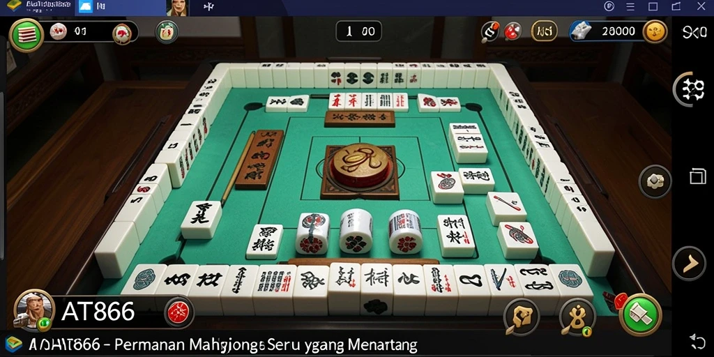 Tampilan gameplay Mahjong AT866 yang menarik dan penuh strategi.