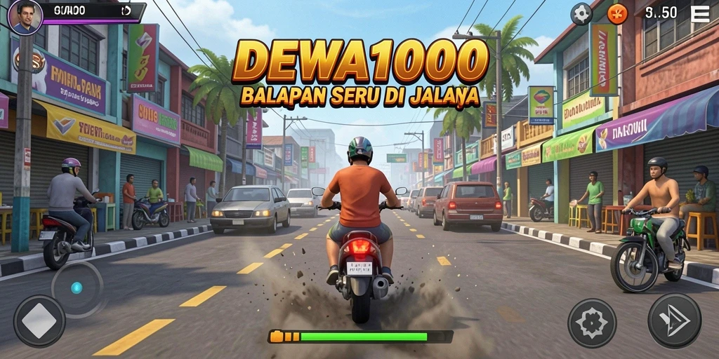 Tampilan menarik saat balapan di DEWA1000.