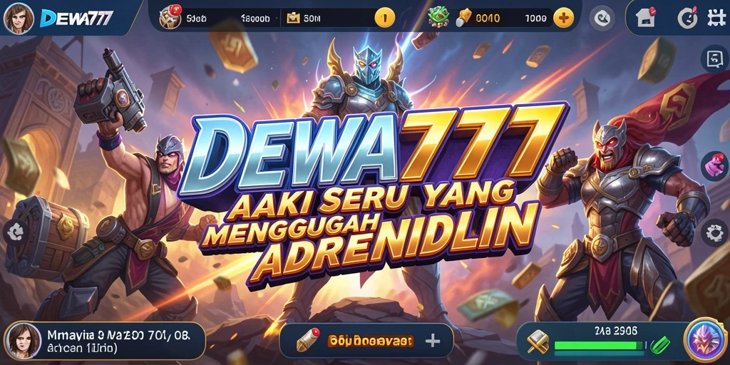 Screenshot DEWA777 menampilkan aksi pertarungan yang mendebarkan dan grafis yang memukau.