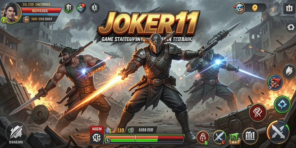Screenshot gameplay JOKER11 yang menarik dalam pertempuran strategi.