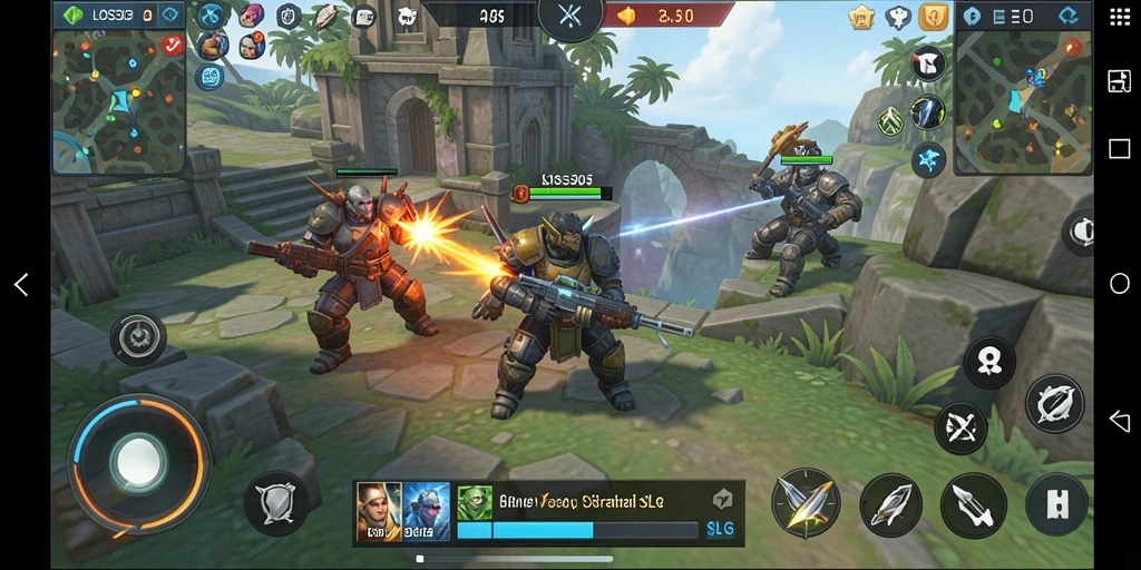 Menampilkan aksi strategis dari gameplay LOS303 yang menarik.