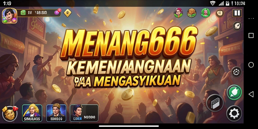 Screenshot dari gameplay MENANG666 yang menunjukkan aksi seru dan interaksi pemain.