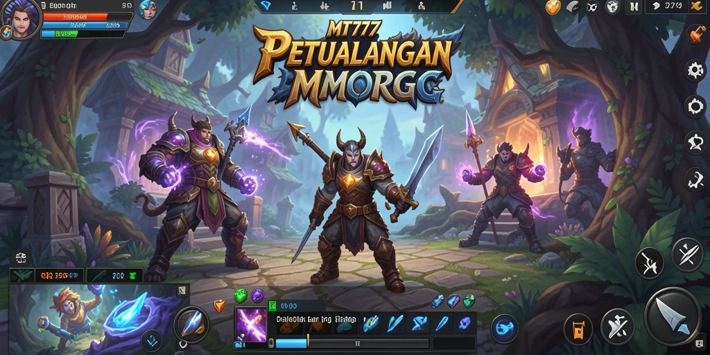 Gameplay seru dan mendebarkan dari MT777 dalam dunia MMORPG.