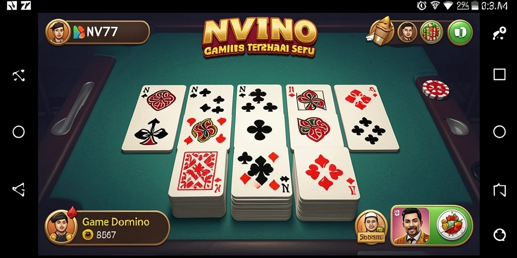Tampilan gameplay NV77 yang seru dan interaktif.