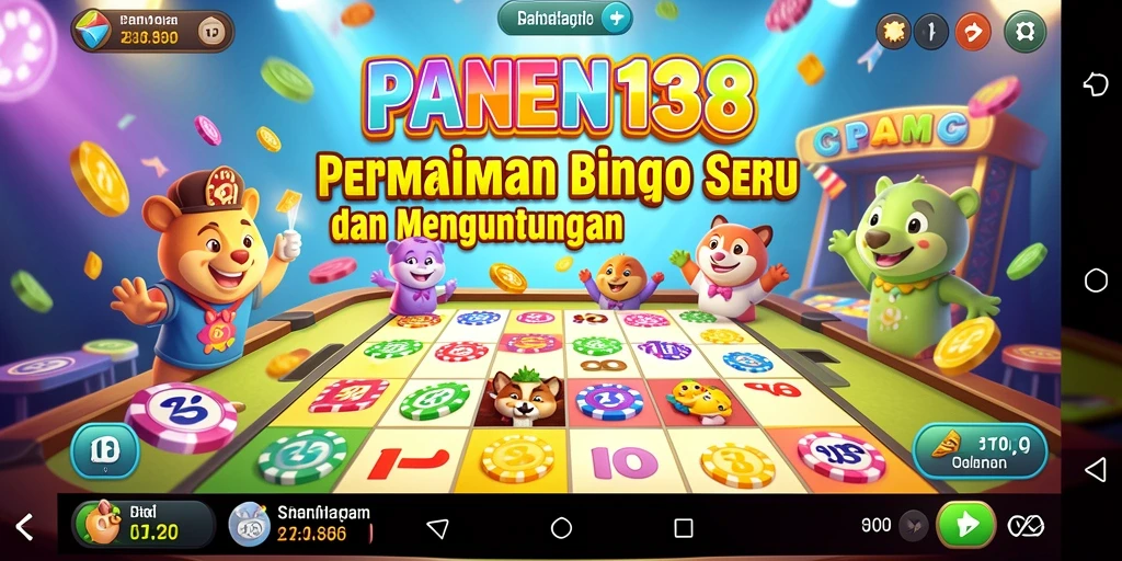 Screenshot gameplay PANEN138, menunjukkan suasana seru permainan Bingo.