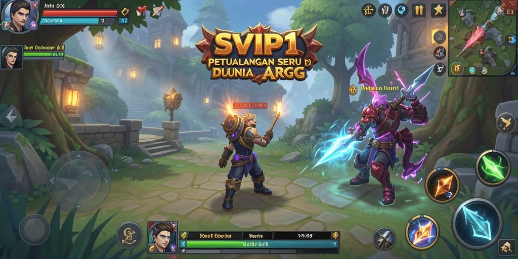 Tangkapan layar gameplay SVIP1 yang menunjukkan aksi pertarungan epik.