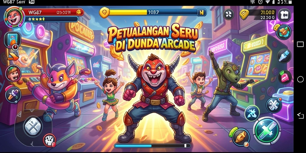 Tampilan gameplay seru WG87 yang penuh tantangan.